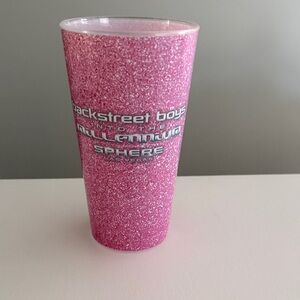Backstreet Boys Pink Glitter Cup